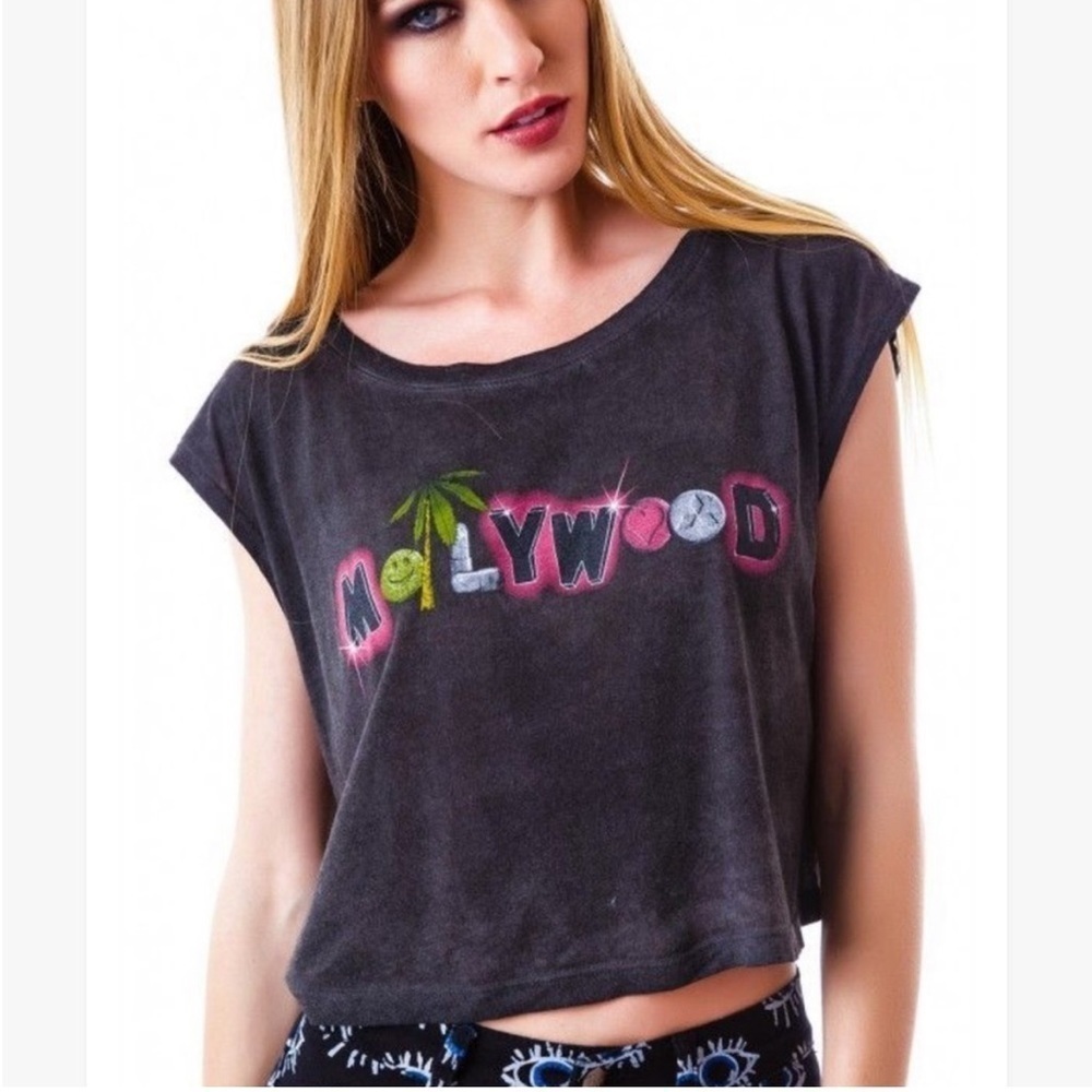 Prince Peter Collection Black 'M Hollywood' Graphic Muscle Tee